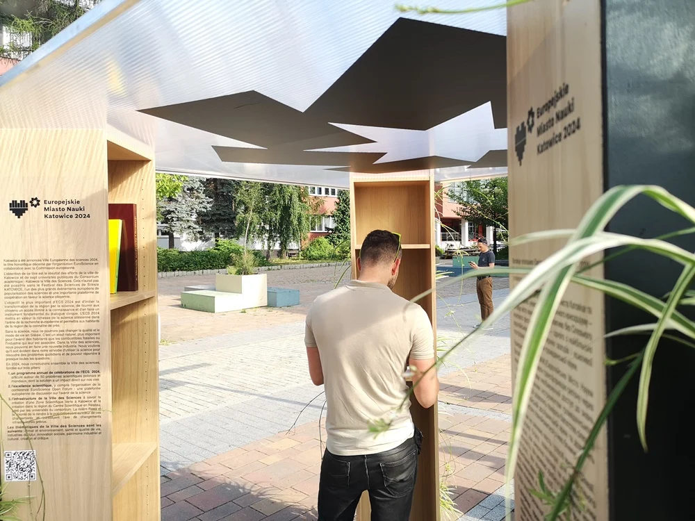Biblioteki plenerowe promują Europejskie Miasto Nauki Katowice 2024