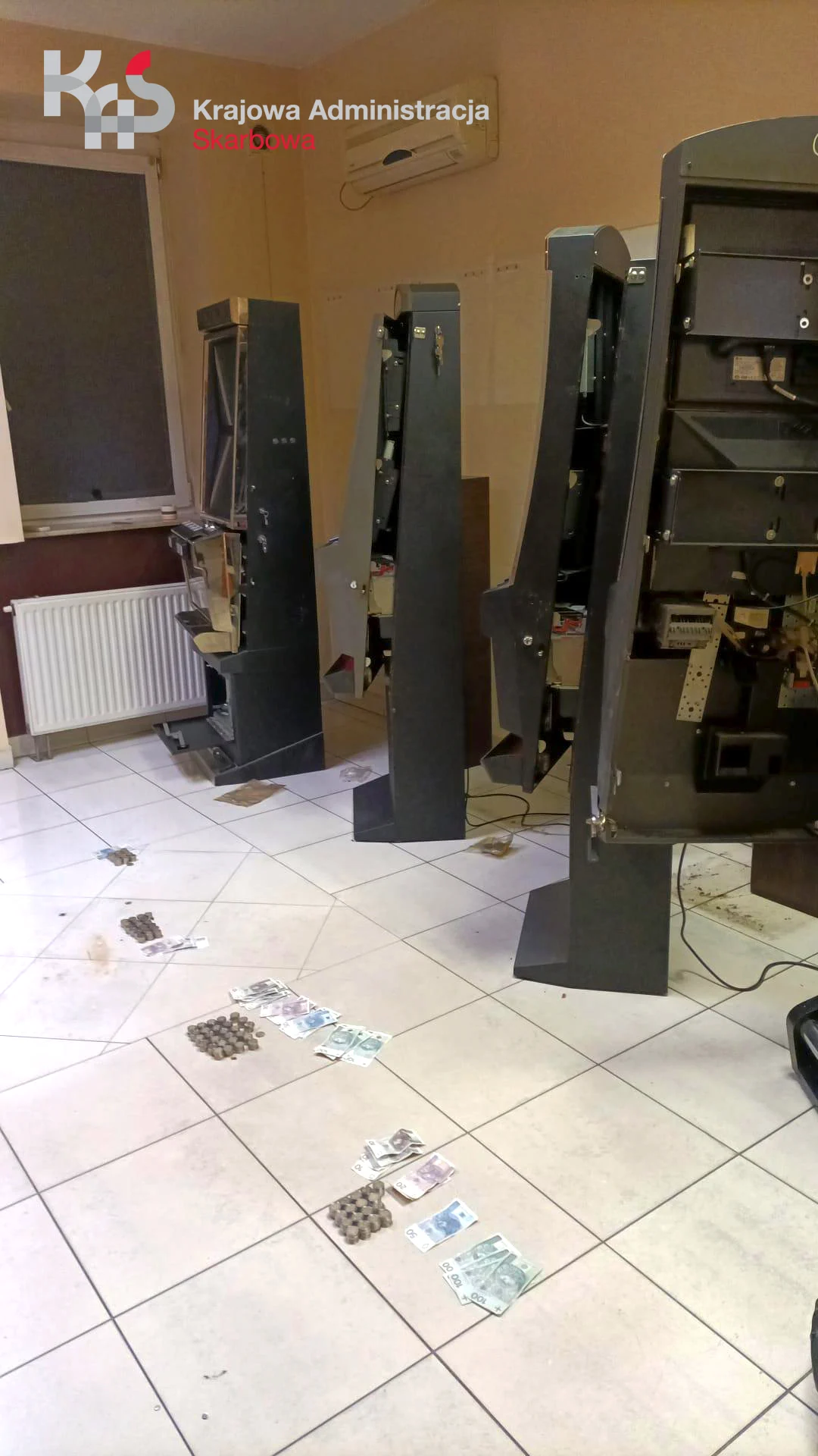 Śląska KAS zlikwidowała 8 punktów z nielegalnymi automatami do gier hazardowych!
