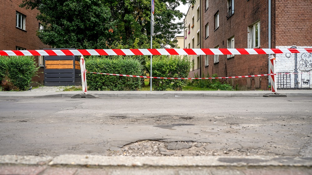 Uwaga kierowcy! Remont chodnika i nawierzchni jezdni na ul. Ordona w Katowicach