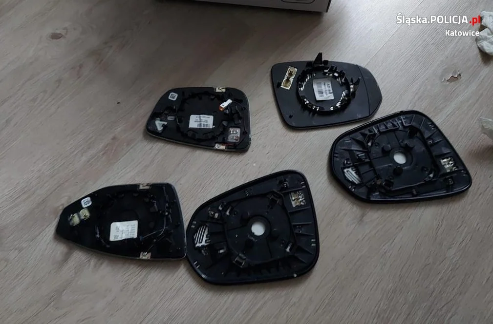 Kradł wkłady do lusterek samochodowych w Katowicach. Grozi mu 5 lat więzienia!