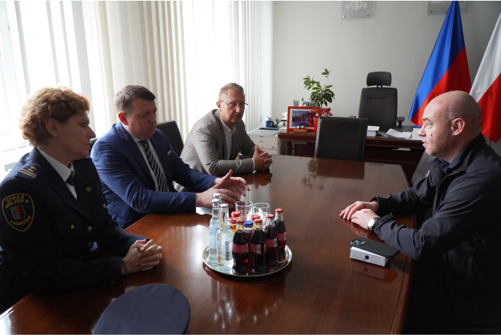 Mer Tarnopola z wizytą w Chorzowie! Omówiono dalszą pomoc dla ludności ukraińskiej