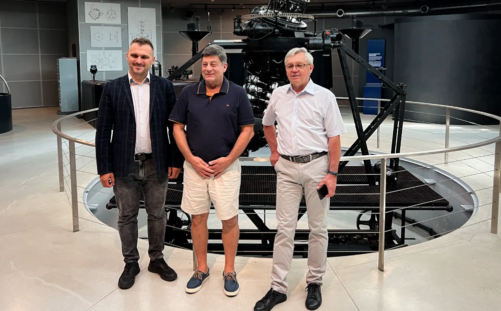 Znany brazylijski astronom odwiedził Planetarium Śląskie. Jose Luis Pereira w Chorzowie
