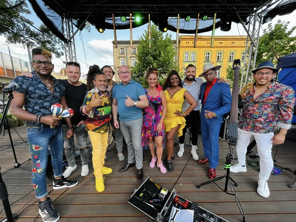 Jose Torres pojawił się na chorzowskim Rynku! Zobacz zdjęcia z kubańskiej zabawy