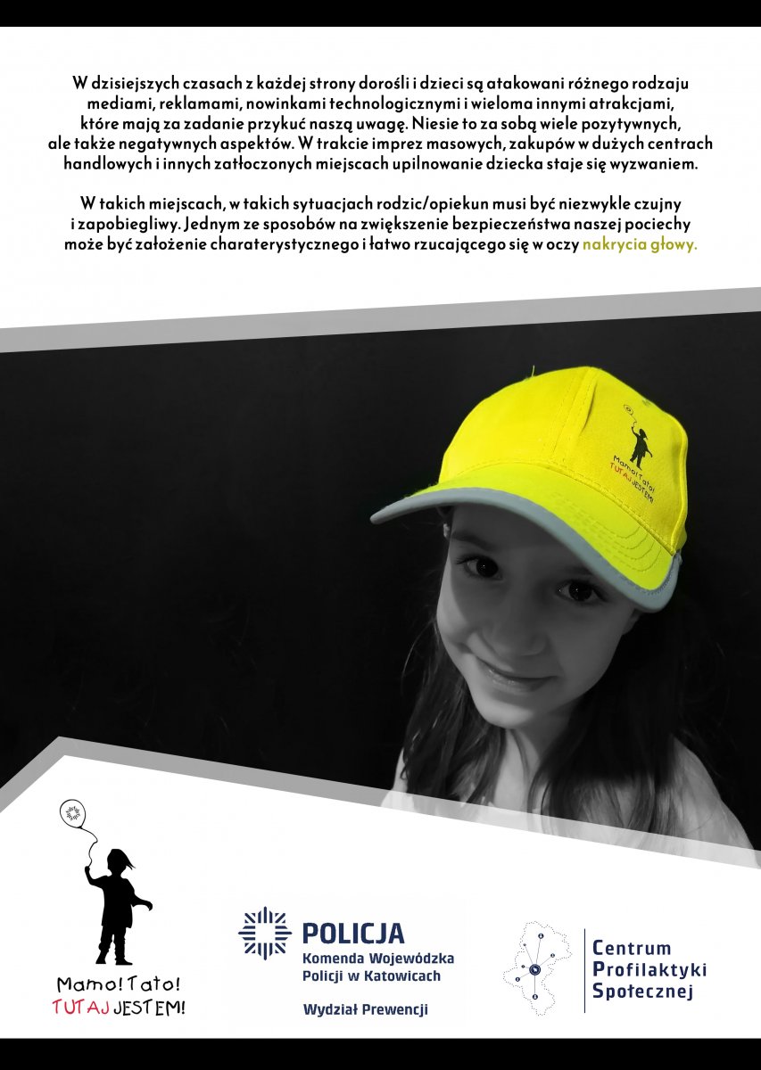 "Mamo! Tato! Tutaj jestem!". Kampania społeczna świętochłowickiej policji