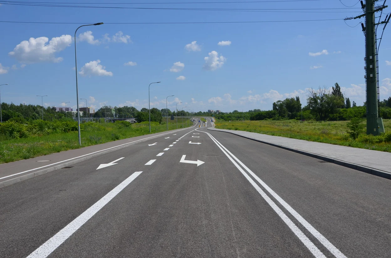 Nowa infrastruktura drogowa w okolicach terenów inwestycyjnych IKEI już gotowa