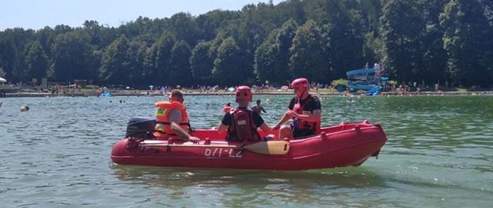 "Bezpieczne wakacje". Pokazy strażaków na Kąpielisku Leśnym w Zabrzu