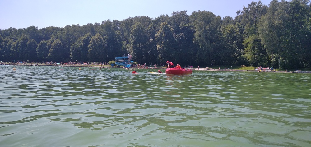 "Bezpieczne wakacje". Pokazy strażaków na Kąpielisku Leśnym w Zabrzu