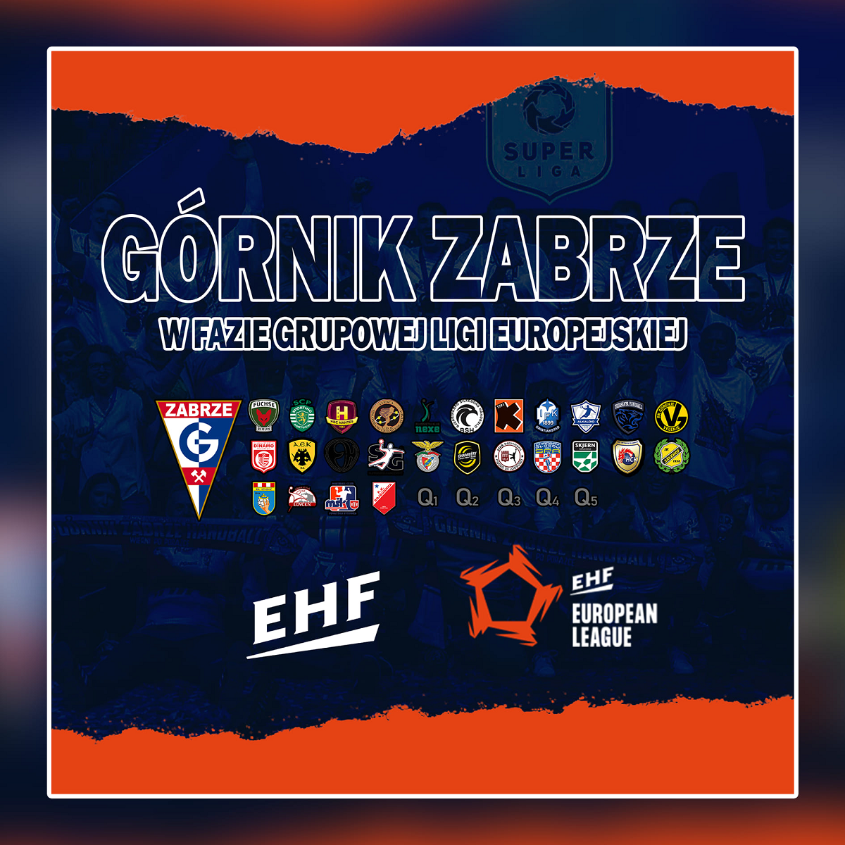Górnik Zabrze poznał rywali w Lidze Europejskiej piłkarzy ręcznych