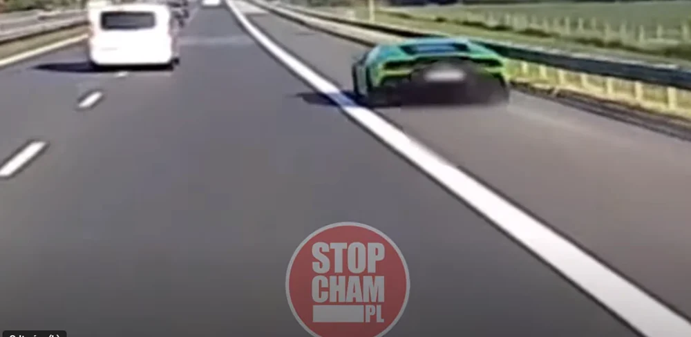 Ruda Śląska: Policja szuka świadków niebezpiecznej jazdy kierowcy zielonego lamborghini!