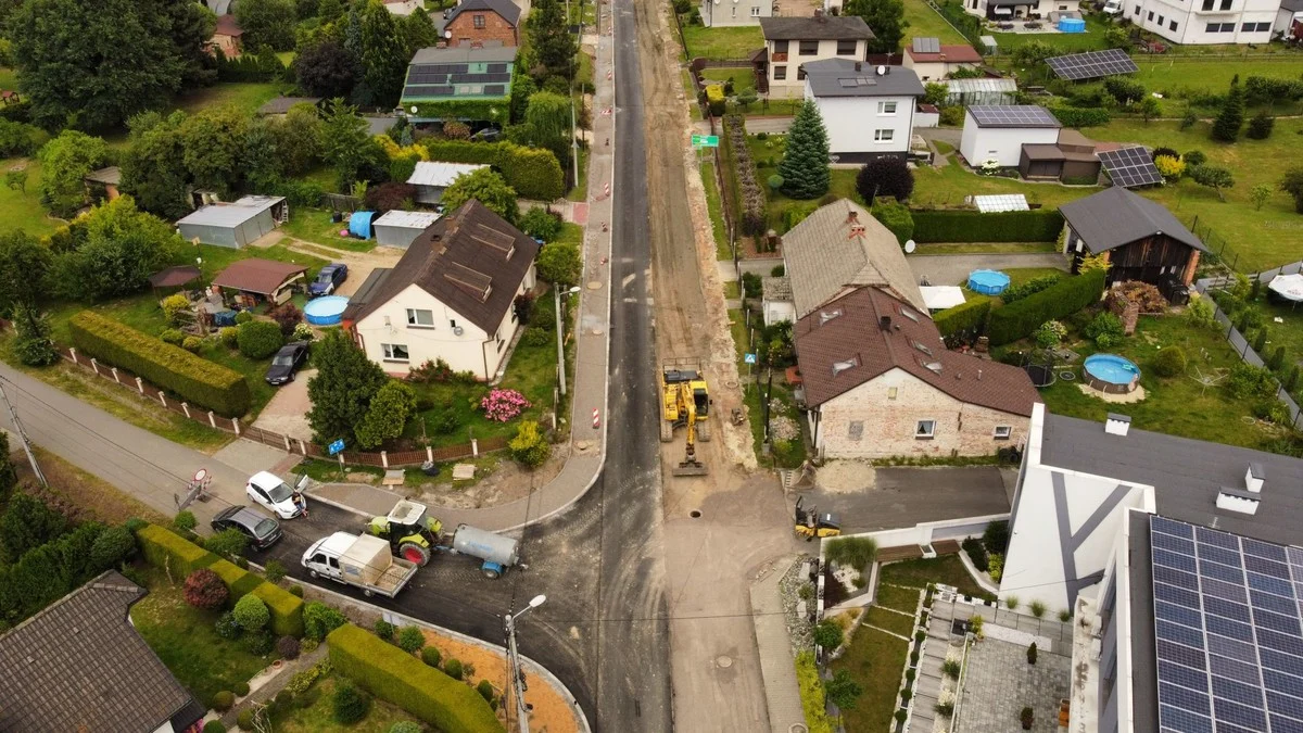 Trwa przebudowa ulicy Czarnieckiego w Wodzisławiu Śląskim