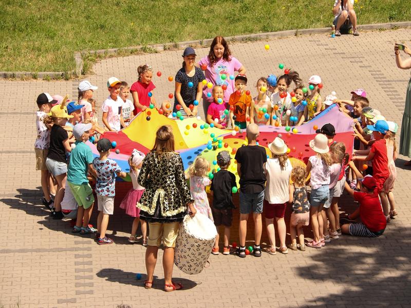 Animacje dla dzieci na parkingu SCK Bytków