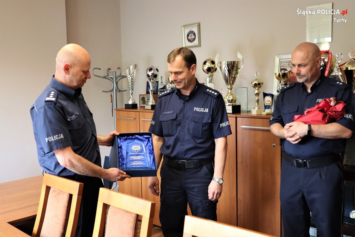 Pożegnanie I Zastępcy Komendanta Miejskiego Policji w Tychach
