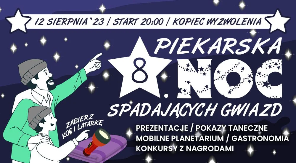 8. Piekarska Noc Spadających Gwiazd już w przyszłym tygodniu