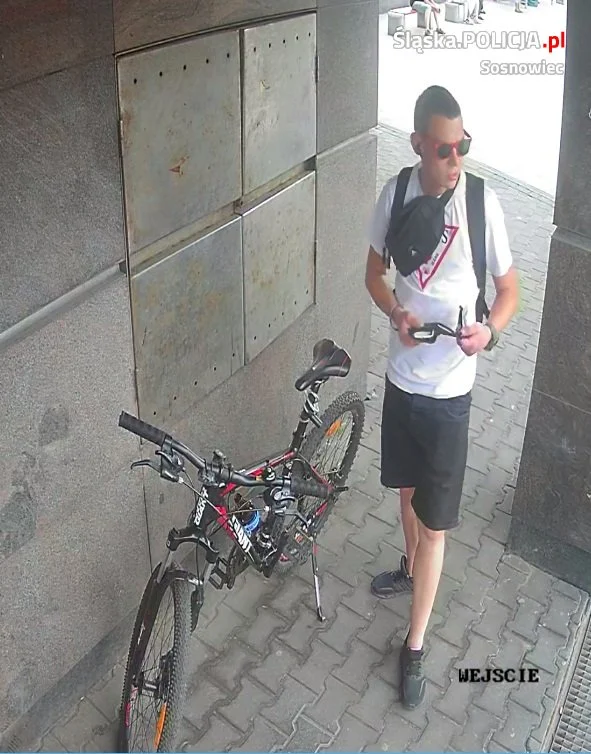Kradzież roweru w Sosnowcu. Widziałeś tego mężczyznę?
