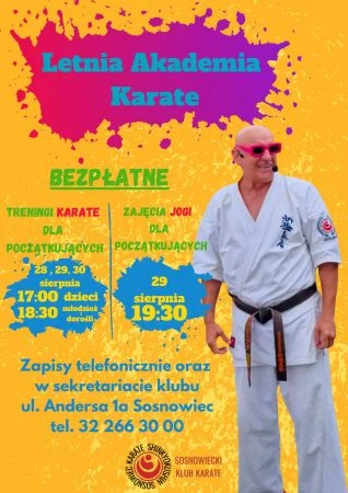 Rusza Letnia Akademia Karate w Sosnowcu. Zapisz się!