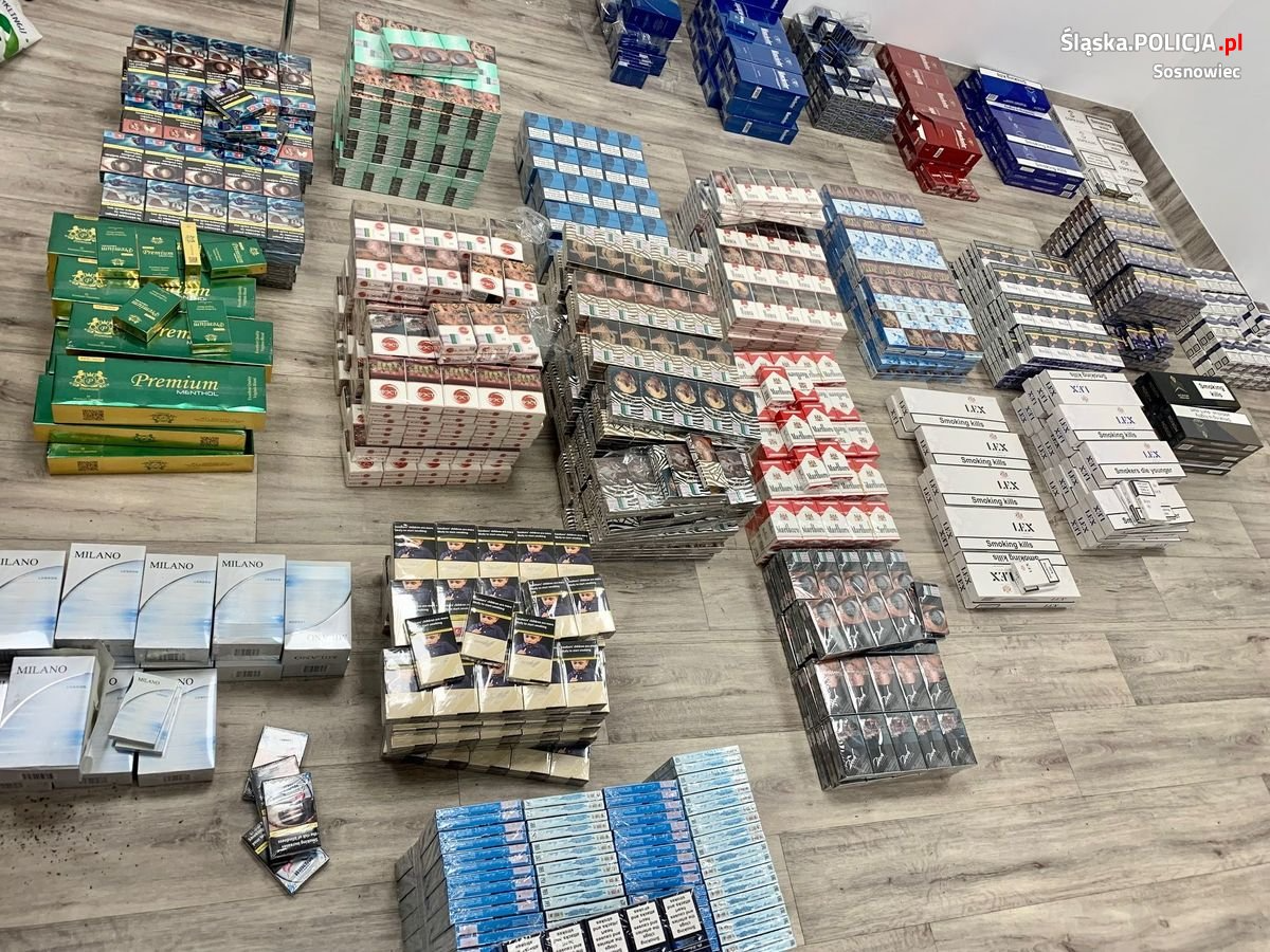 Policjanci zabezpieczyli ponad 116 tys. papierosów bez akcyzy i 41 kg krajanki tytoniowej