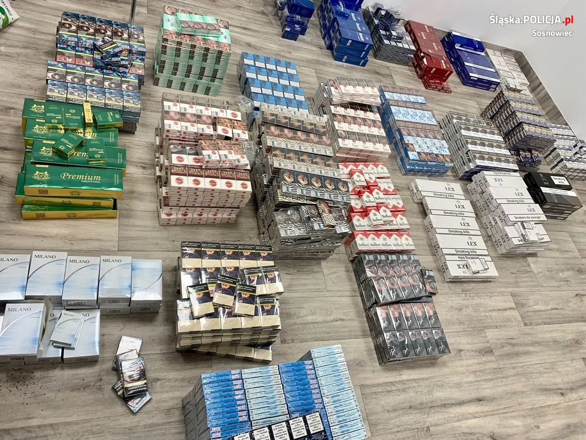 Policjanci zabezpieczyli ponad 116 tys. papierosów bez akcyzy i 41 kg krajanki tytoniowej