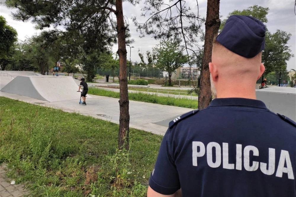 „Bezpieczny skatepark & pumptrack” z mikołowską Policją