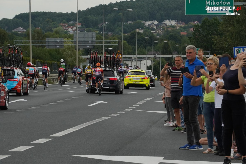 80. wyścig Tour de Pologne przejechał ulicami powiatu mikołowskiego. Tłumy na trasie!