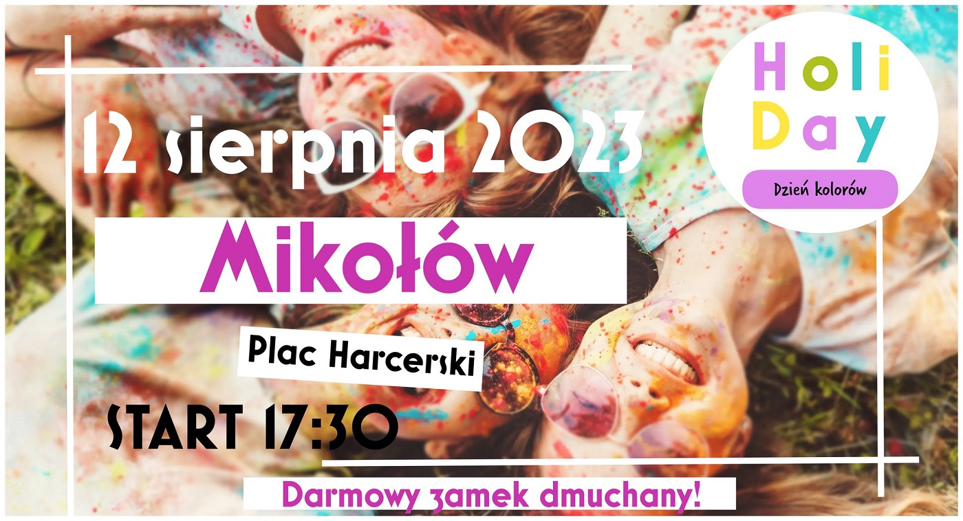 Mikołów: Holi Day - Dzień Kolorów już jutro na Placu Harcerskim