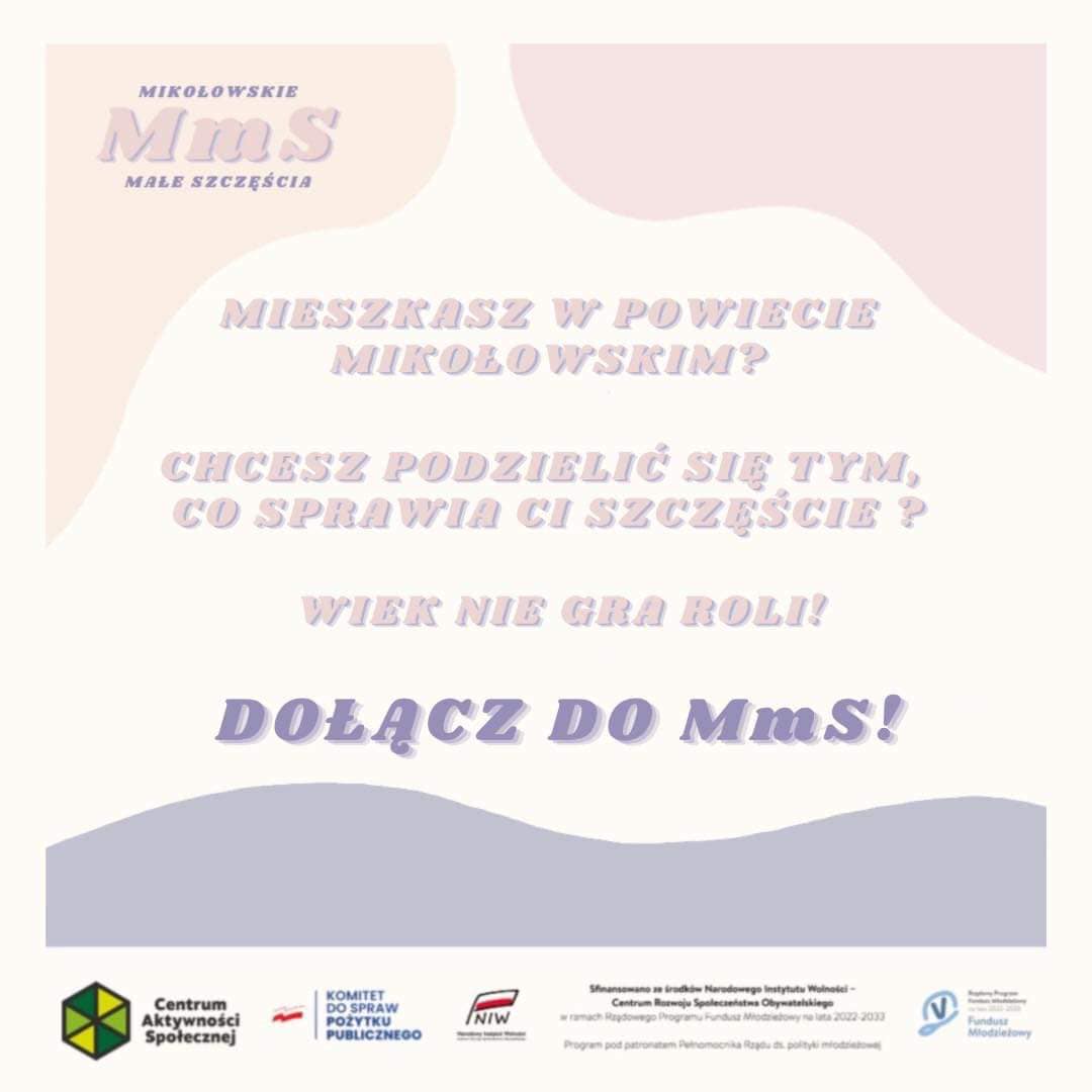 Projekt "Mikołowskie małe Szczęścia" zaprasza do odkrywania radości w codzienności!