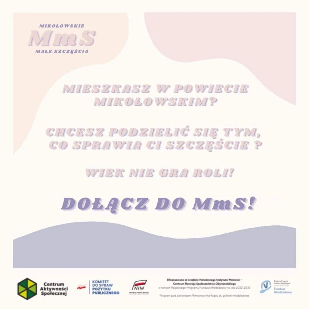 Projekt "Mikołowskie małe Szczęścia" zaprasza do odkrywania radości w codzienności!