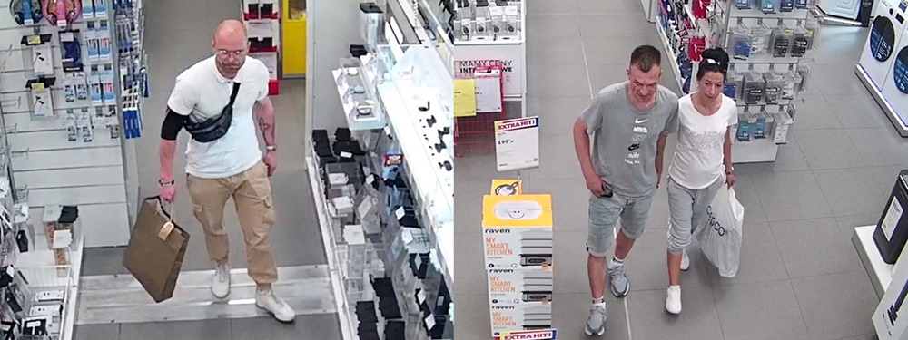 Okradli sklep elektroniczny w Katowicach. Poznajesz te osoby?