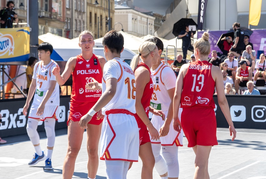 Katowickie zawodniczki toczyły zmagania w FIBA 3x3 Women's Series Katowice Stop 2023
