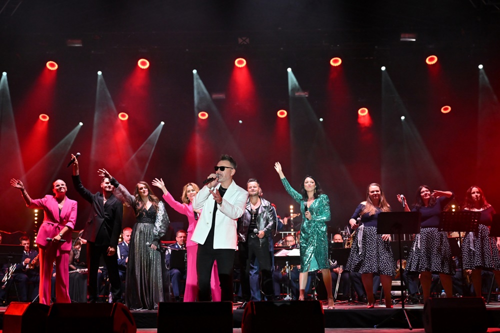 Orkiestra Komendy Wojewódzkiej Policji w Katowicach wystąpiła w Nowym Targu