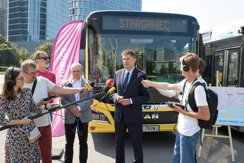 W Katowicach została uruchomiona darmowa linia autobusowa na Starganiec
