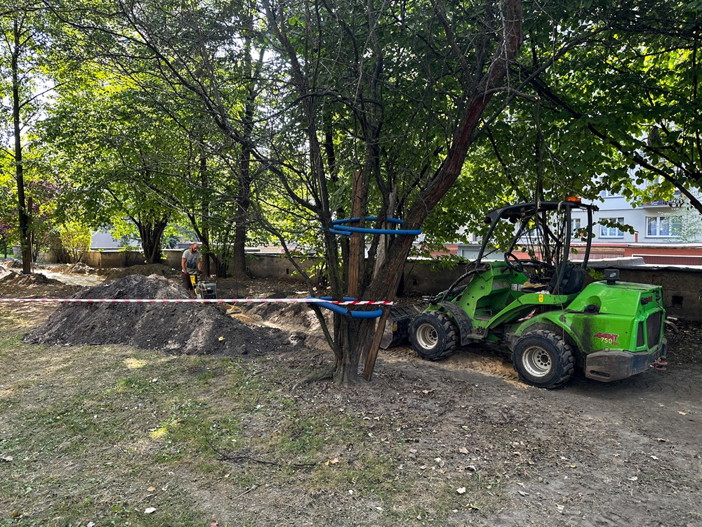 Rozpoczęła się rewitalizacja skweru przy ul. Ordona w Katowicach