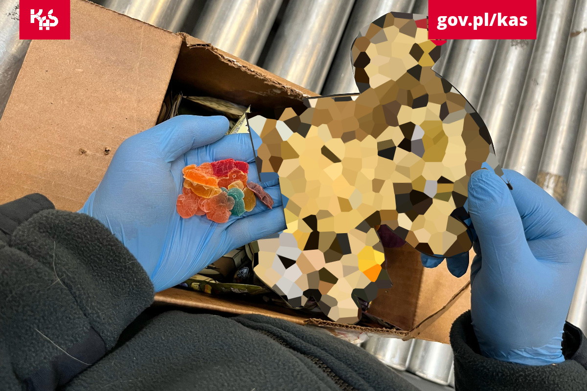 Śląska KAS zabezpieczyła żelki z zawartością substancji THC