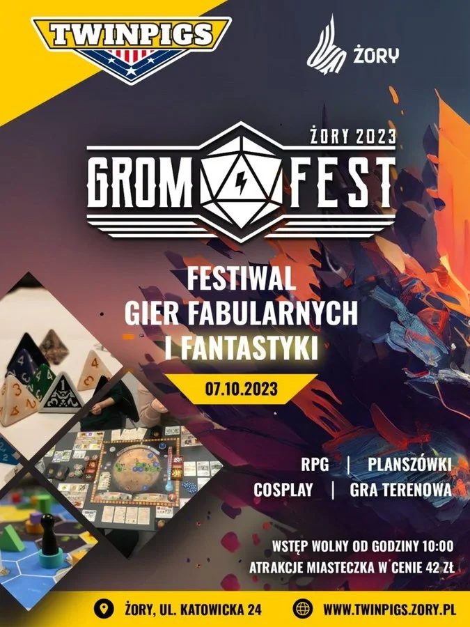 Zanurz się w świecie gier fabularnych i fantastyki podczas GromFestu!