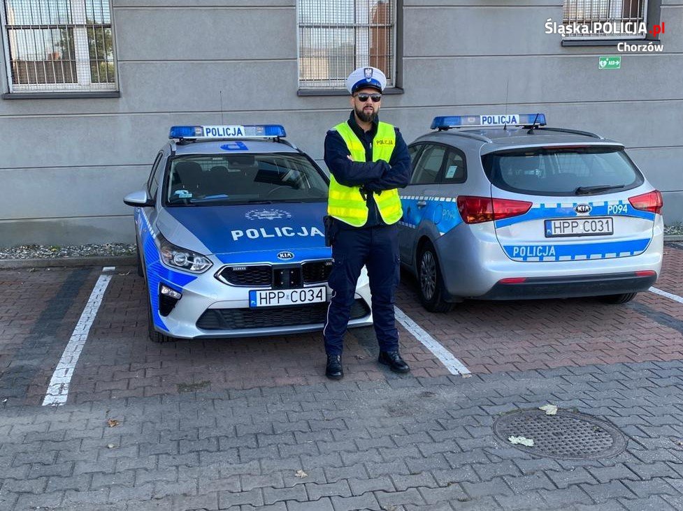 Chorzowski policjant w trakcie szkolenia zatrzymał kierowcę bez uprawnień!