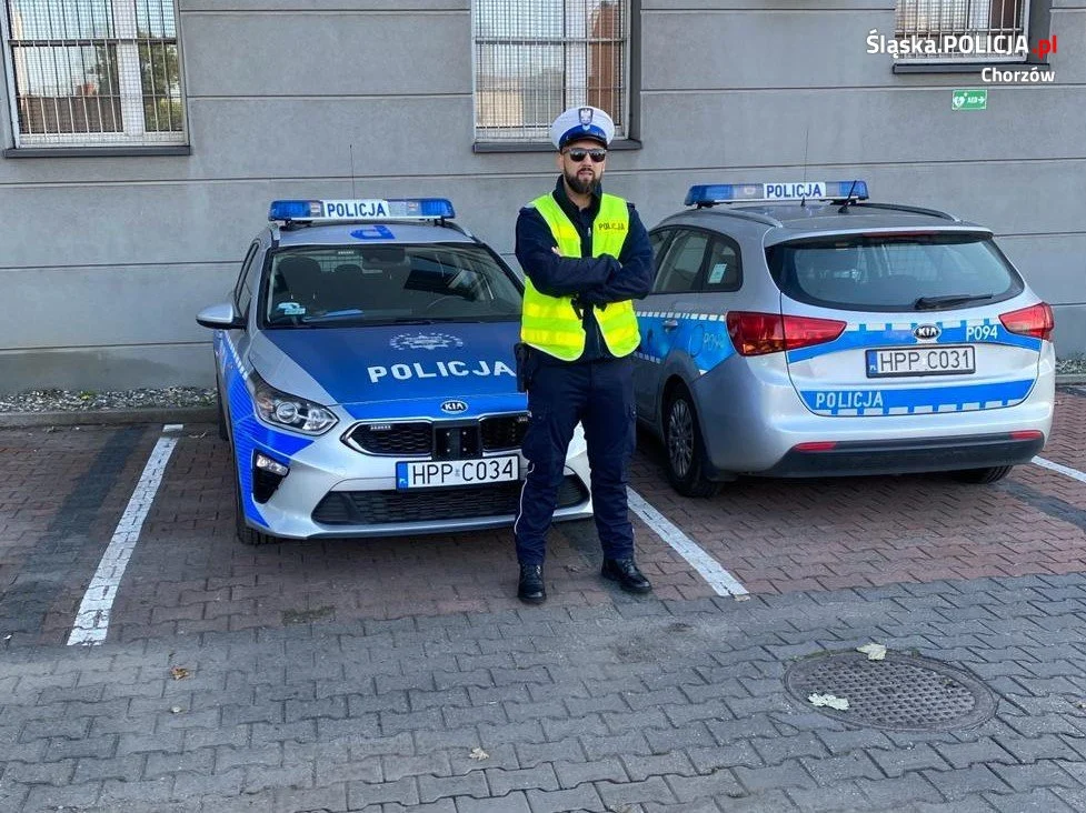 Chorzowski policjant w trakcie szkolenia zatrzymał kierowcę bez uprawnień!
