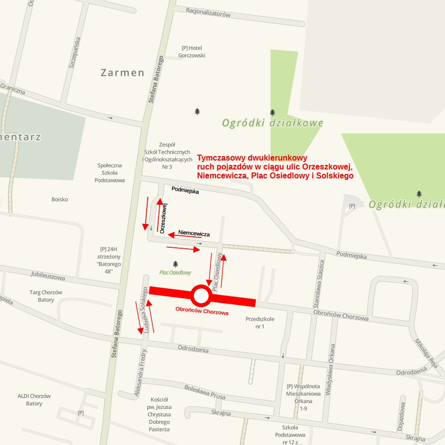 Rusza kolejny etap prac na ulicach Placu Osiedlowego i Obrońców Chorzowa