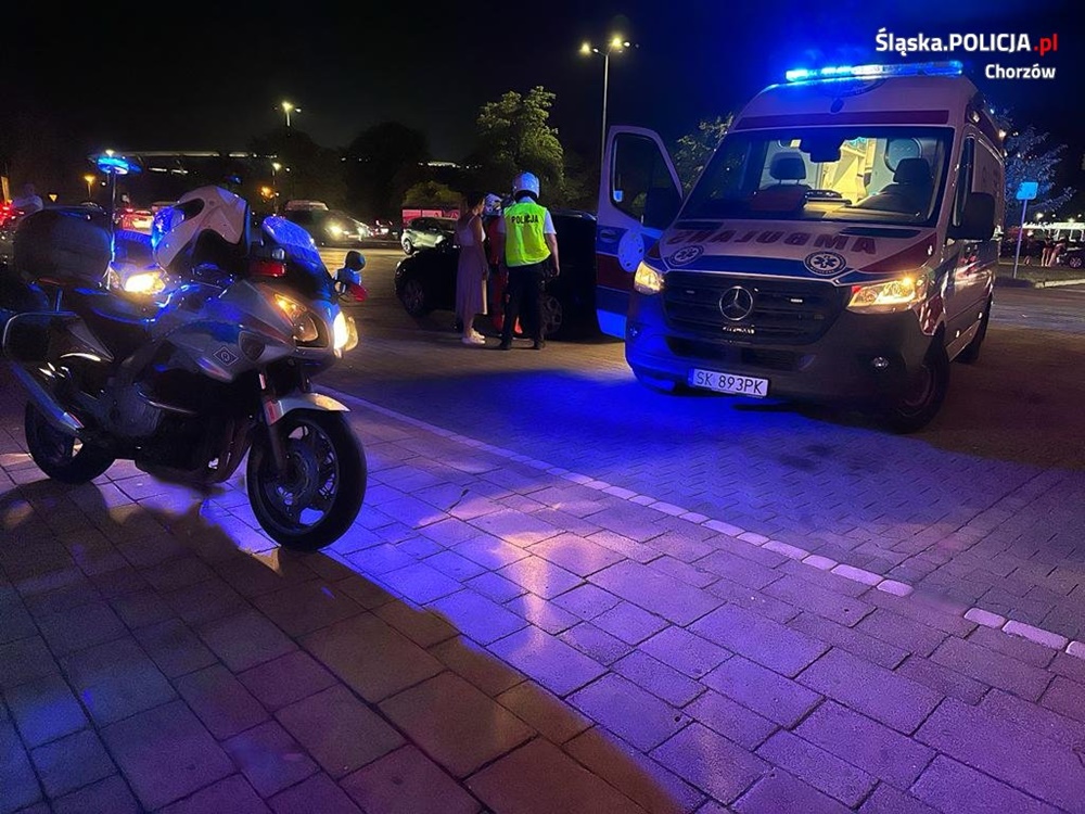 Chorzowscy policjanci zabezpieczali koncert sanah. Co działo się na drogach?