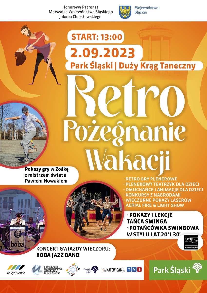 Retro Pożegnanie Wakacji w Parku Śląskim. Pożegnaj wakacje w stylu szalonych lat 20’!