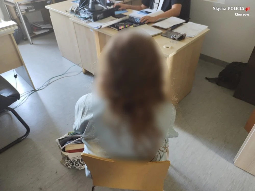 20-letnia agresorka zdemolowała chorzowską komendę. Grozi jej 10 lat więzienia! [WIDEO]