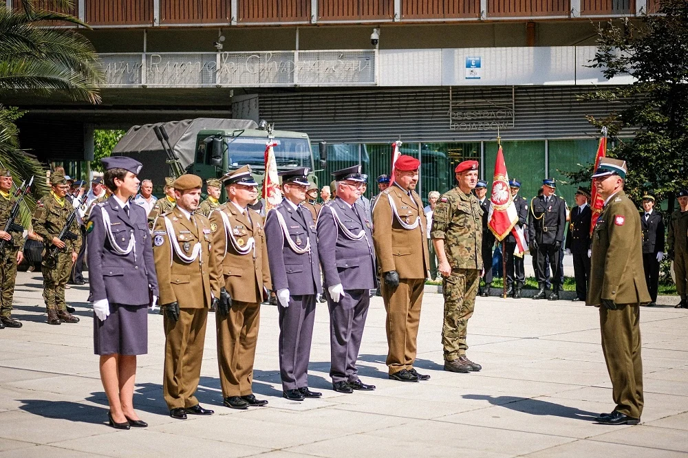 Święto Wojska Polskiego na rynku w Chorzowie