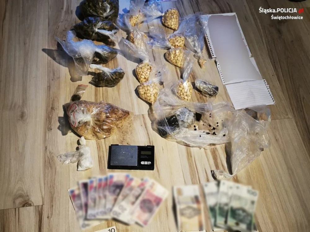 Amfetamina, marihuana i ecstasy w świętochłowickim mieszkaniu. Zatrzymano 31-latka!