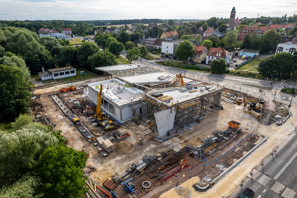 Centrum przesiadkowe w Rokitnicy. Na jakim etapie są prace? [ZDJĘCIA]