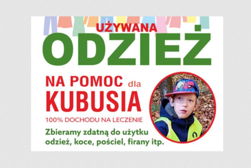 Pomoc dla Kubusia. Sprawdź, co przynieść na zbiórkę w Katowicach!