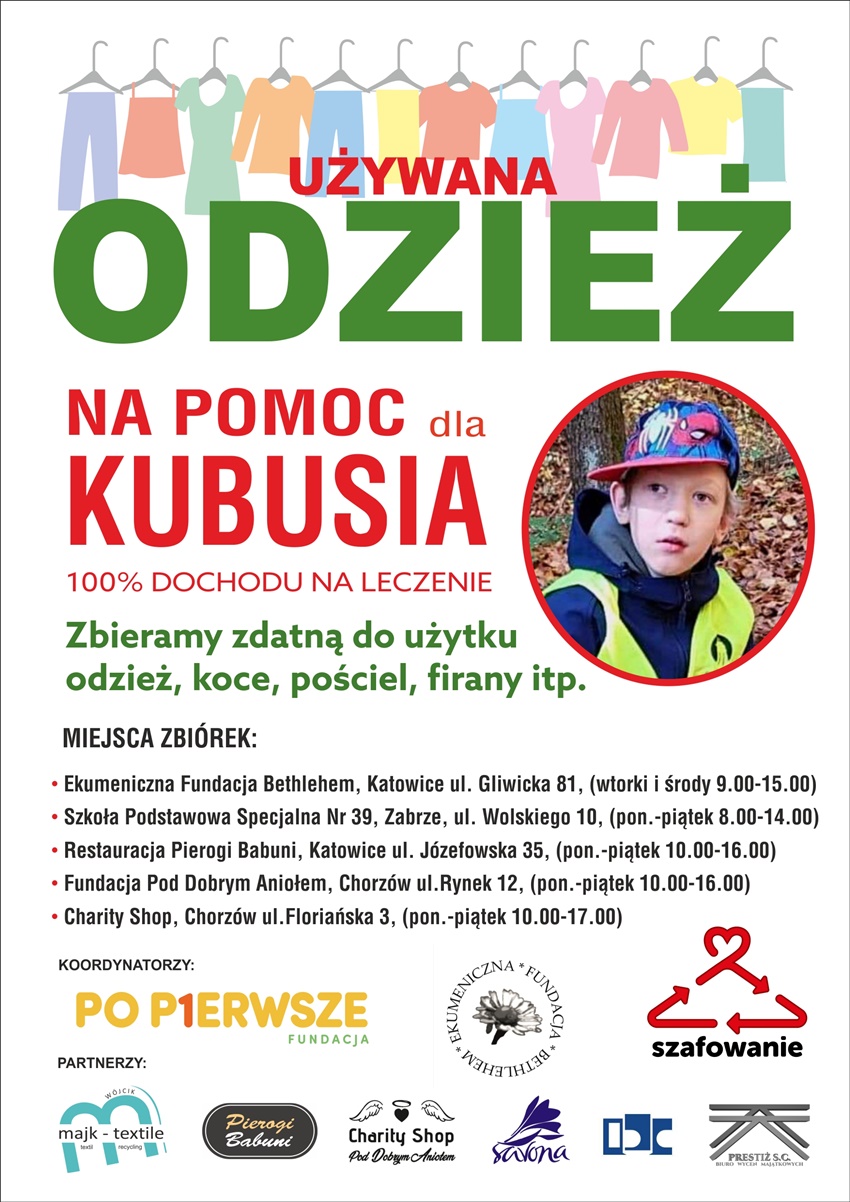 Pomoc dla Kubusia. Sprawdź, co przynieść na zbiórkę w Zabrzu!