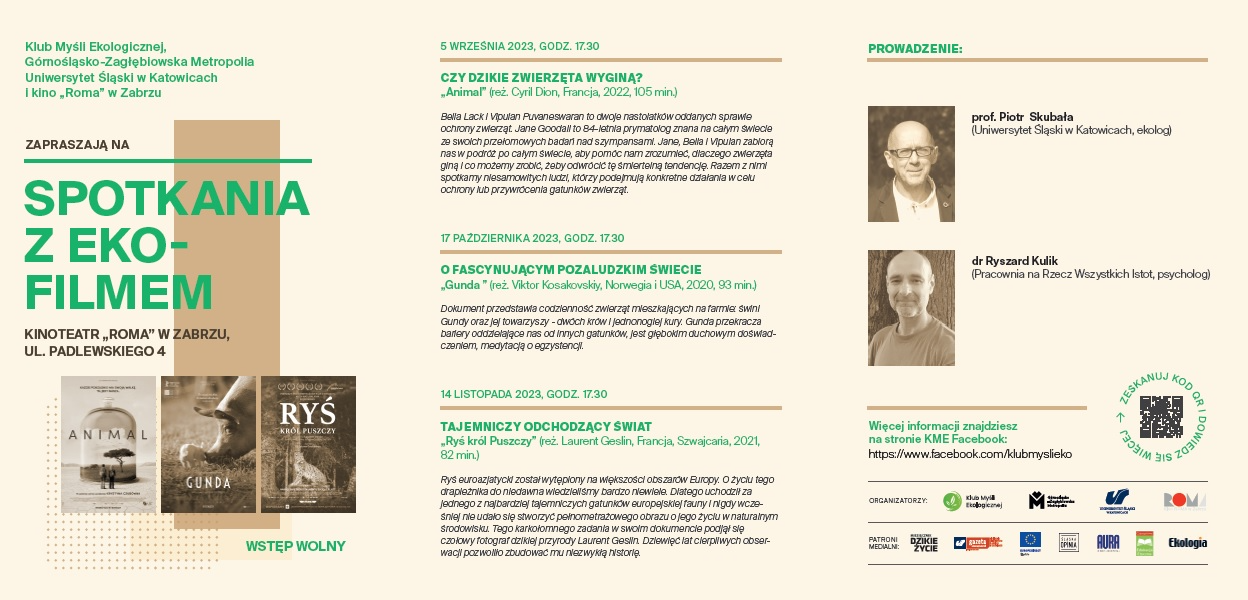 Przed nami cykl spotkań z eko-filmem w Kinie ROMA