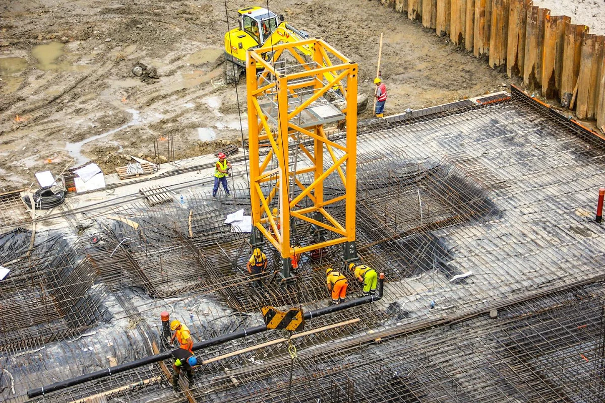 Prace wre! Trwa budowa Trybuny Zachodniej Areny Zabrze [ZDJĘCIA]