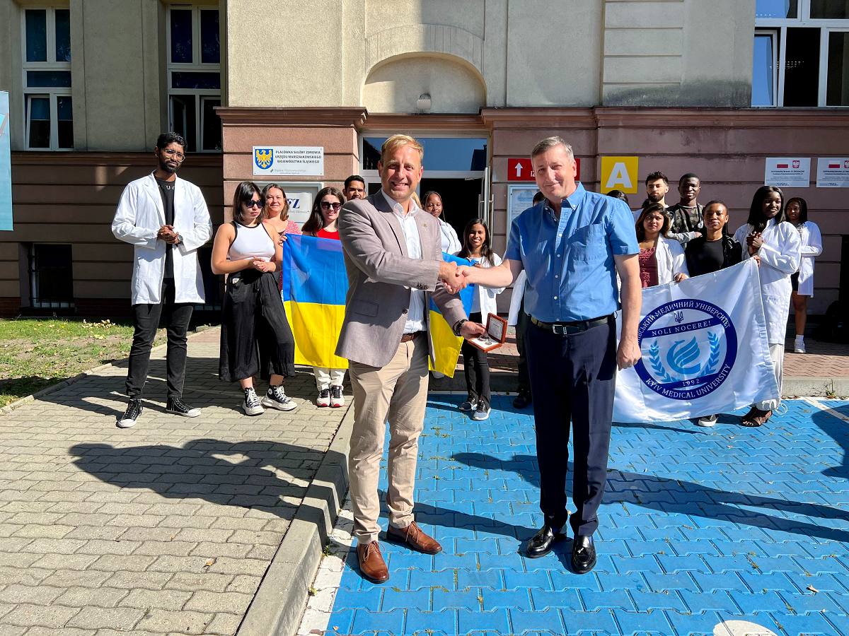 Współpraca zabrzańskiego szpitala z Kijowskim Uniwersytetem Medycznym