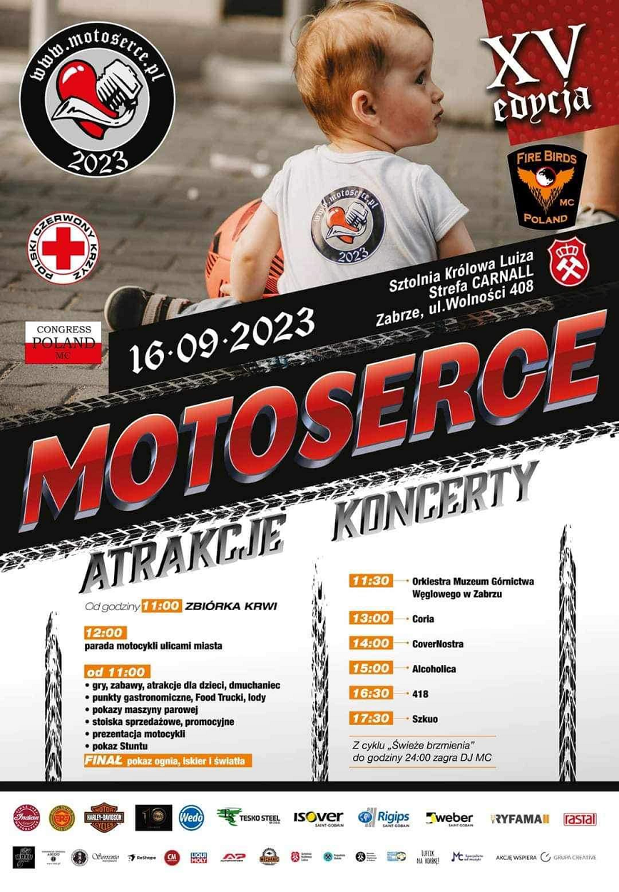 XV edycja akcji MOTOSERCE już we wrześniu. W programie koncerty, parada i inne atrakcje!