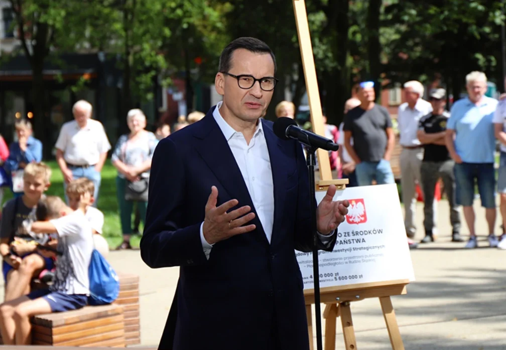 Premier Morawiecki w Rudzie Śląskiej. Zapowiedział dodatkowe środki dla samorządów województwa śląskiego