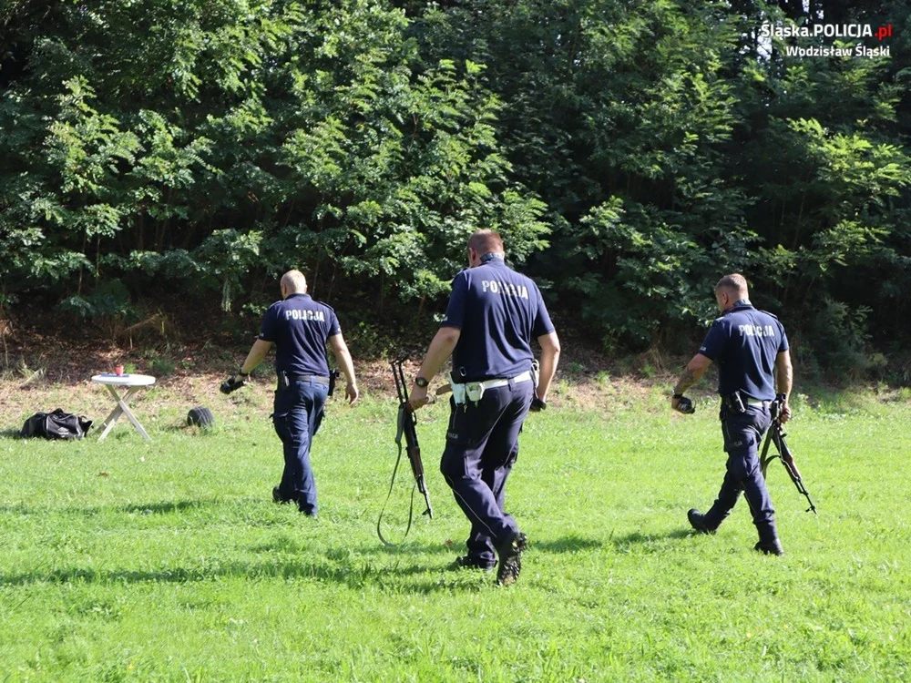 Wodzisławscy policjanci szkolili swoje umiejętności strzeleckie